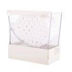 Dispensador de Rolos de Algodão Branco